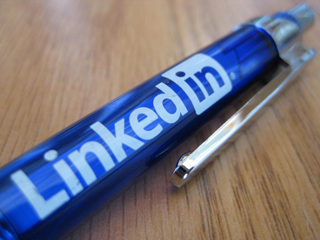 LinkedIn pen by TheSeafarer is marked with CC BY 2.0.