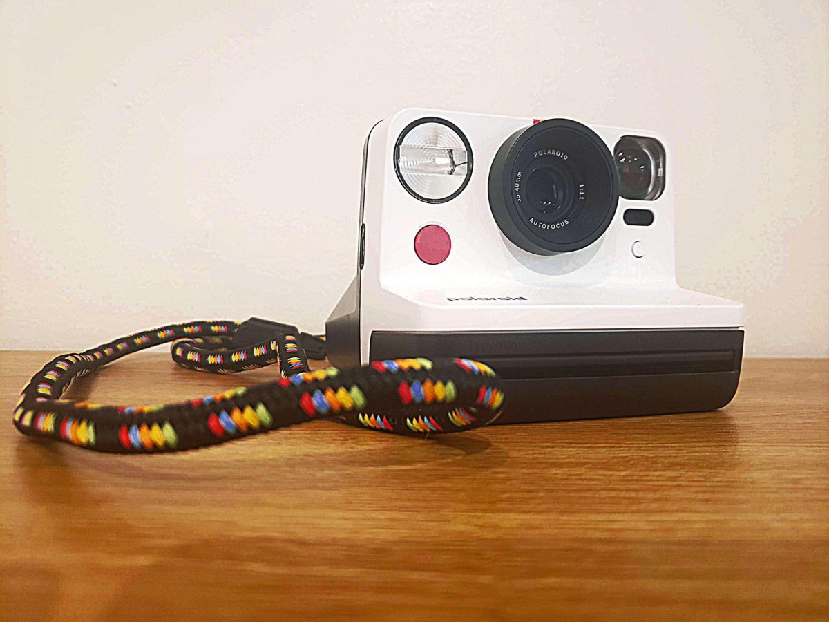 Photo of a modern Polaroid camera. Photo courtesy of Horseshoe Magazine/Elizabeth Radko.